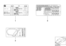 Шильдик "Reifendruck"