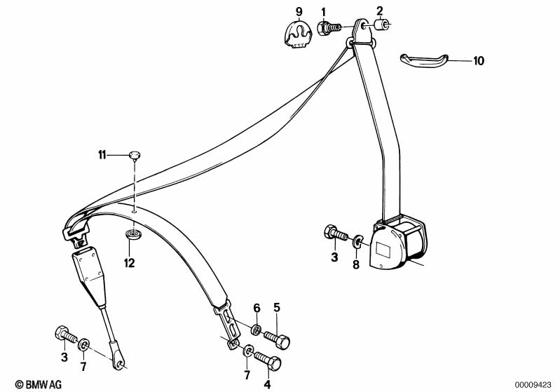 Дополн.элементы ремня безопасности Пд