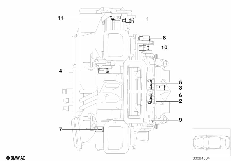 Сервопривод автом.сист.кондиционирования
