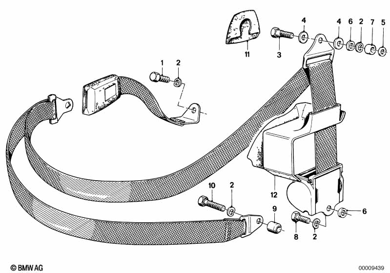 Дополн.элементы ремня безопасности Зд