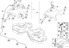 Расширительный бачок/фильтр с акт.углем