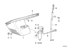Масляный картер/маслоизмерит.приспособл.