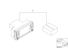 К-т для переосн.широкоэкр.борт.монитора