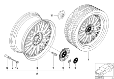 Составной диск BMW M крестообр. 101