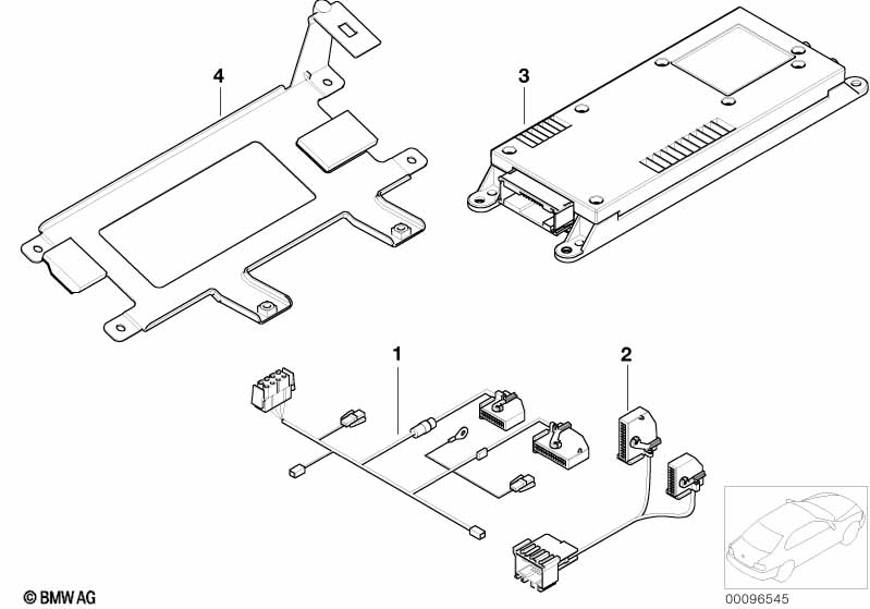 Детали Cordless в багажном отделении