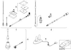 К-т доосн.однокан.телефонной антенной