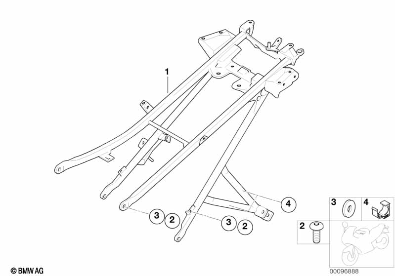 Задняя часть рамы