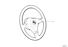 Спортивное рулевое колесо II кожа