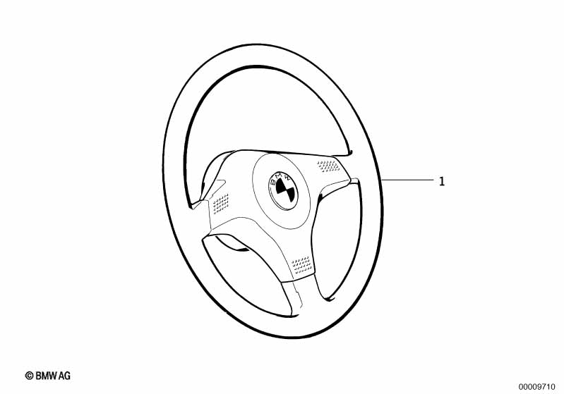 Спортивное рулевое колесо II кожа