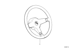 Спортивное рулевое колесо I M кожа