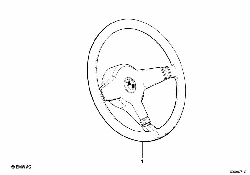 Спортивное рулевое колесо I M кожа