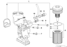 Смазочная система-масляный фильтр