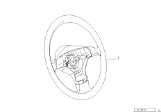 Обод спортивного рулев.колеса III дерево