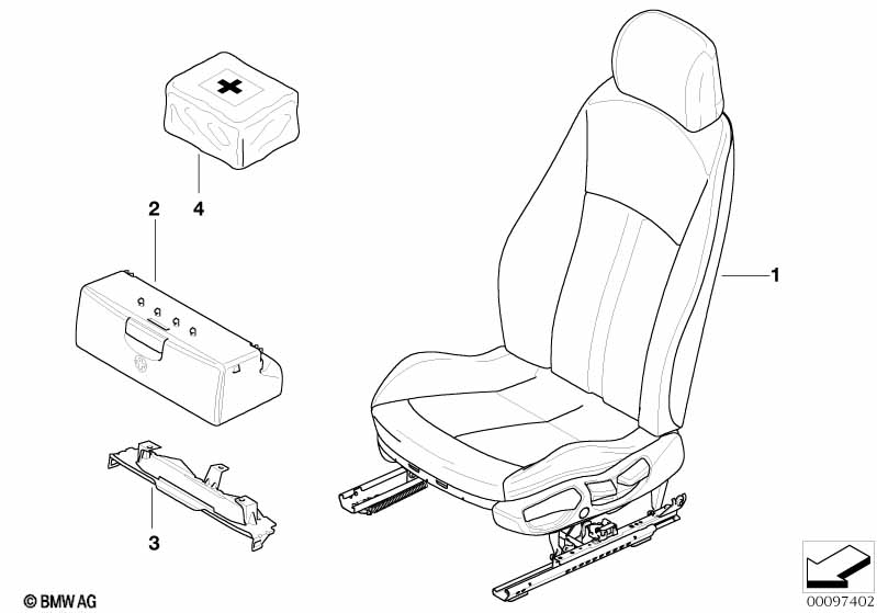 Сиденье Пд в сборе