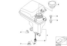 Бачок охлаждающей жидкости