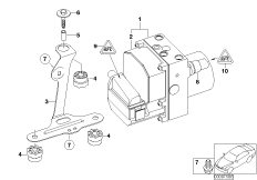 Гидроагрегат DSC/ЭБУ/кронштейн