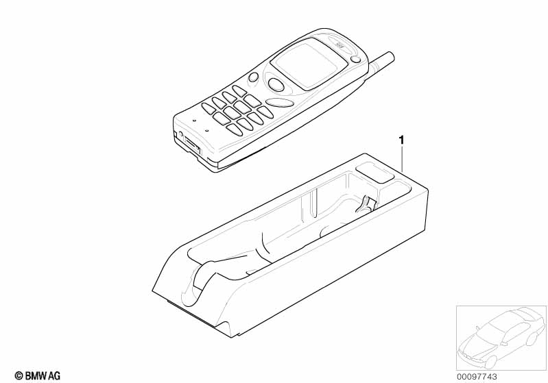 Детали Nokia 3110 в центральной консоли
