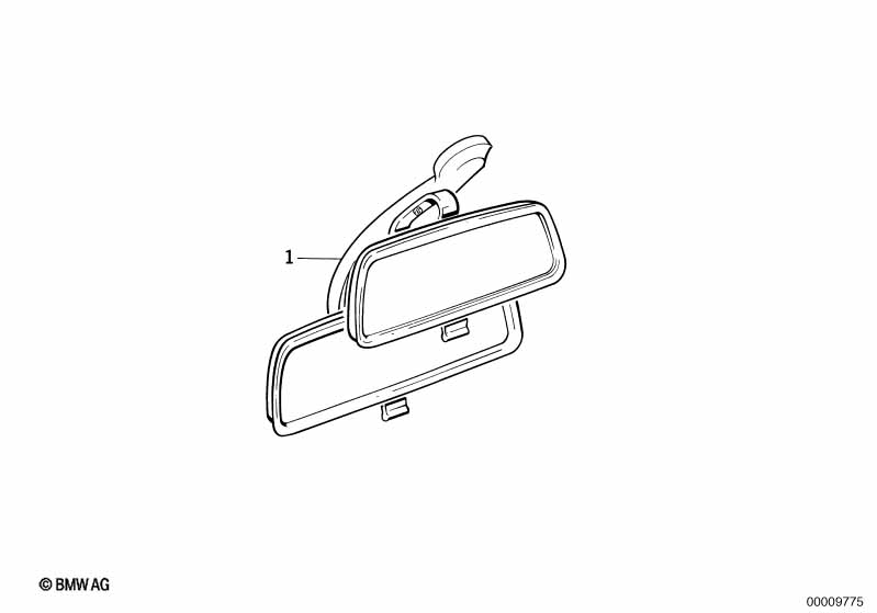 Сдвоенное внутреннее зеркало зад. вида