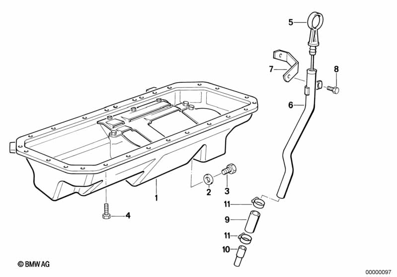 Масляный картер/маслоизмерит.приспособл.