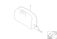 Индивидуальный подголовник Пд кожа