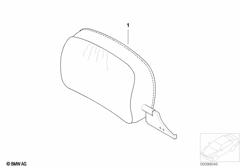 Индивидуальный подголовник Пд кожа
