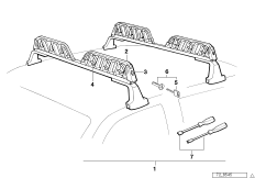 Держатель для лыж
