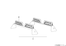 Держатель для лыж