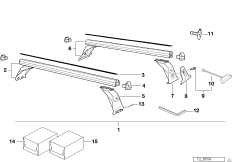 Связка лонжерона и поперечной балки