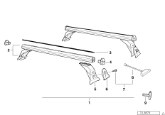 Связка лонжерона и поперечной балки