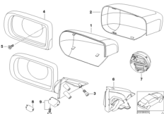 наружное зеркало заднего вида