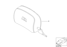 Индивидуальный подголовник Пд кожа