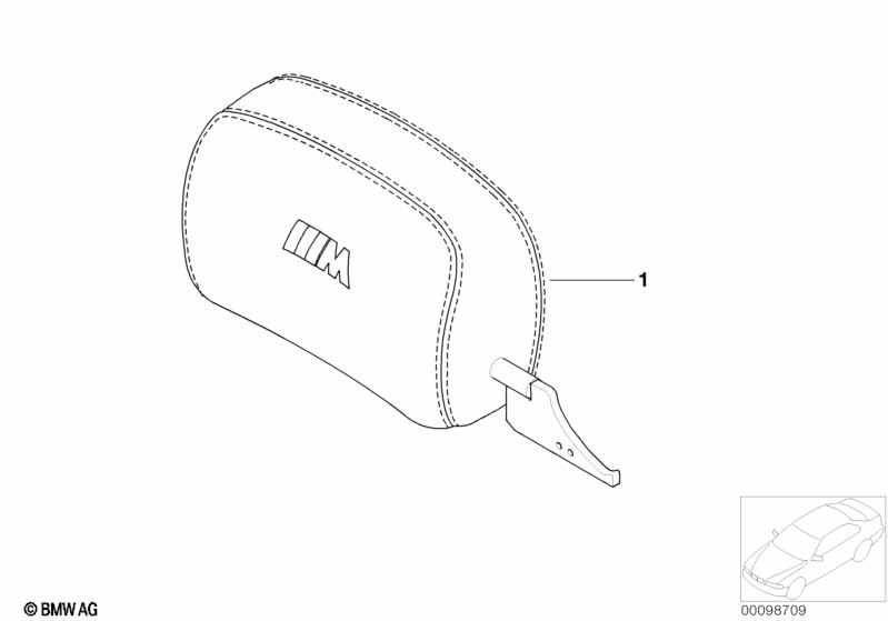 Индивидуальный подголовник Пд кожа