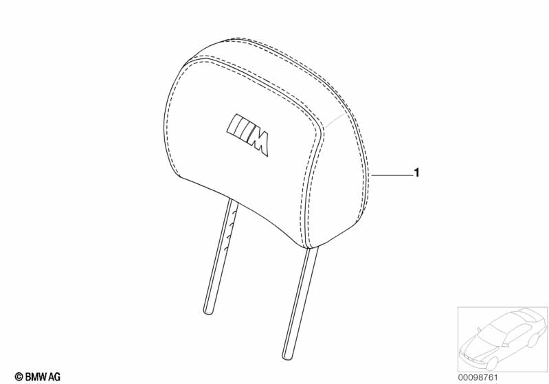 Индивидуальный подголовник Пд кожа