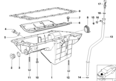 Масляный картер/маслоизмерит.приспособл.