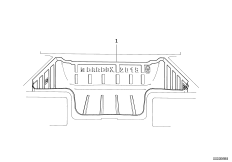 Поддон багажного отделения