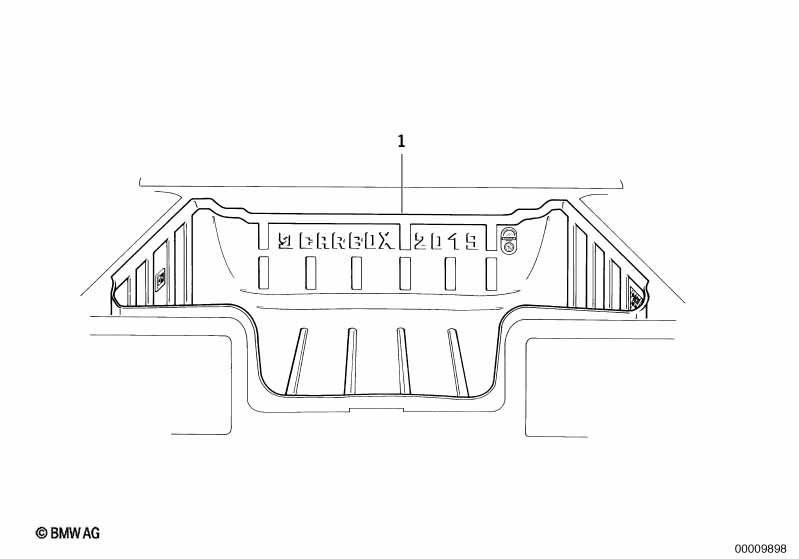 Поддон багажного отделения