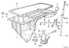 Масляный картер/маслоизмерит.приспособл.