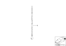 Комплект дооснащения антенной в крыле