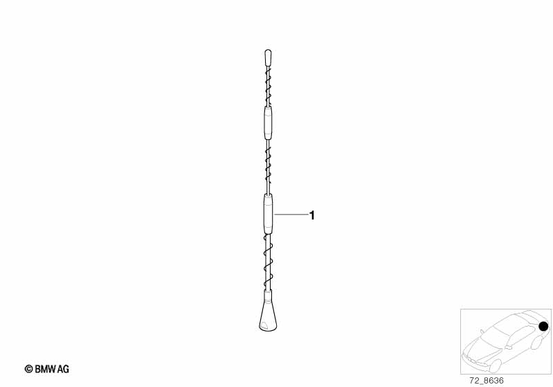 Комплект дооснащения антенной в крыле