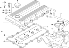 Крышка головки блока цилиндров