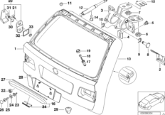 Багажная дверь/детали