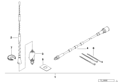 Комплект дооснащения антенной в крыле