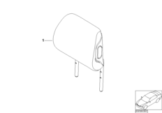 Подголовник Individual Зд кожа
