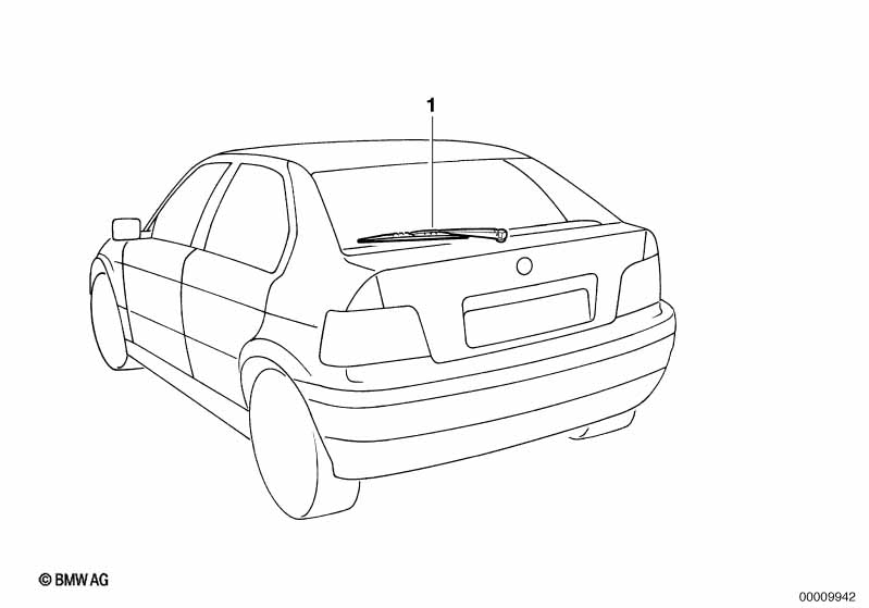 Стеклоочиститель заднего стекла