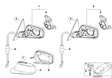 наружное зеркало заднего вида