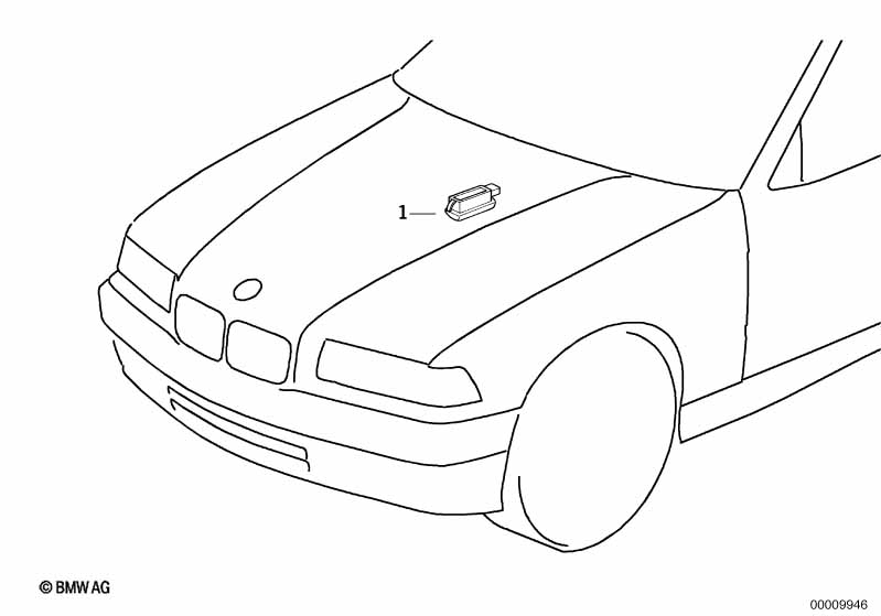 Лампа освещения подкапотного простр.