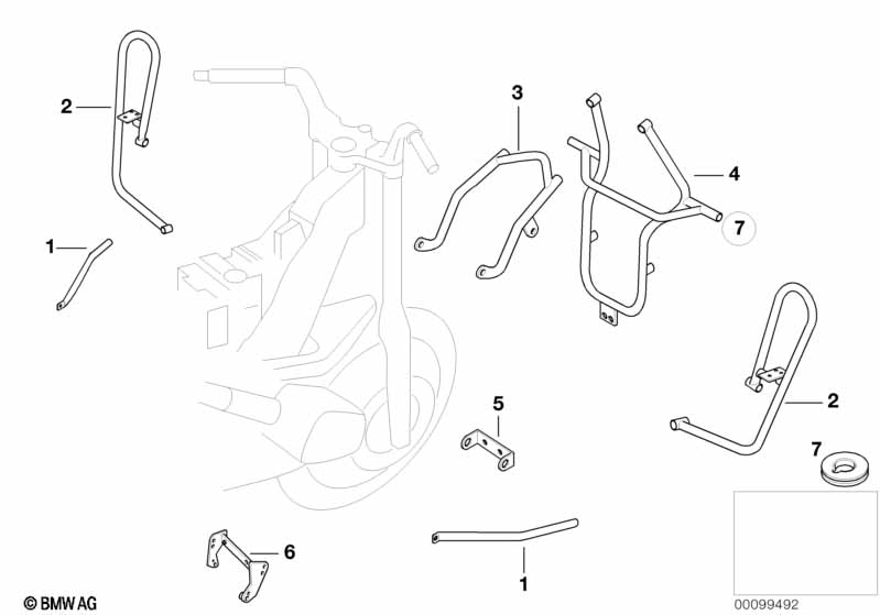 Защитная дуга Пд хром.