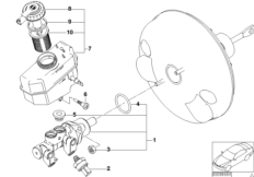 Главный тормозной цилиндр DSC