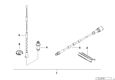 Комплект дооснащения антенной в крыле