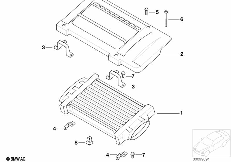 Охладитель наддувочного воздуха